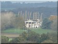 Distant view to a country house