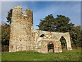 TF7027 : St Mary's church ruins in Appleton, Norfolk by Richard Humphrey