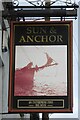 SE8800 : Sun and Anchor Inn sign by Philip Halling