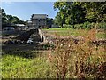 Restoration work on the mill race and the Mill