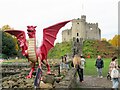 ST1876 : Dragon & Castle Cardiff by Roy Hughes