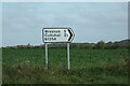 Roadsign on B1354 Old Church Road