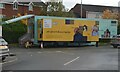 Our Future Health trailer in Tesco carpark Stafford