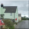 House and postbox at Penrherber