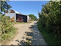 Sheds and machinery at Pencaer