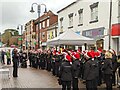 SO9570 : Bromsgrove Christmas Market, The Rock Choir in Church Street by Roy Hughes