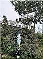 Direction Sign - Signpost east of Wether Hill in Rockliffe parish