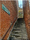 NZ3668 : High Beacon Stairs, Fish Quay, North Shields by Geoff Holland