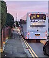 ST3090 : Phil Anslow coach, Pillmawr Road, Malpas, Newport by Jaggery