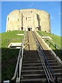 SE6051 : Steps up to Clifford's Tower, York by Roy Hughes