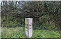 SE6809 : Old Milepost by the A614, Hatfield Woodhouse by Paul Simpson