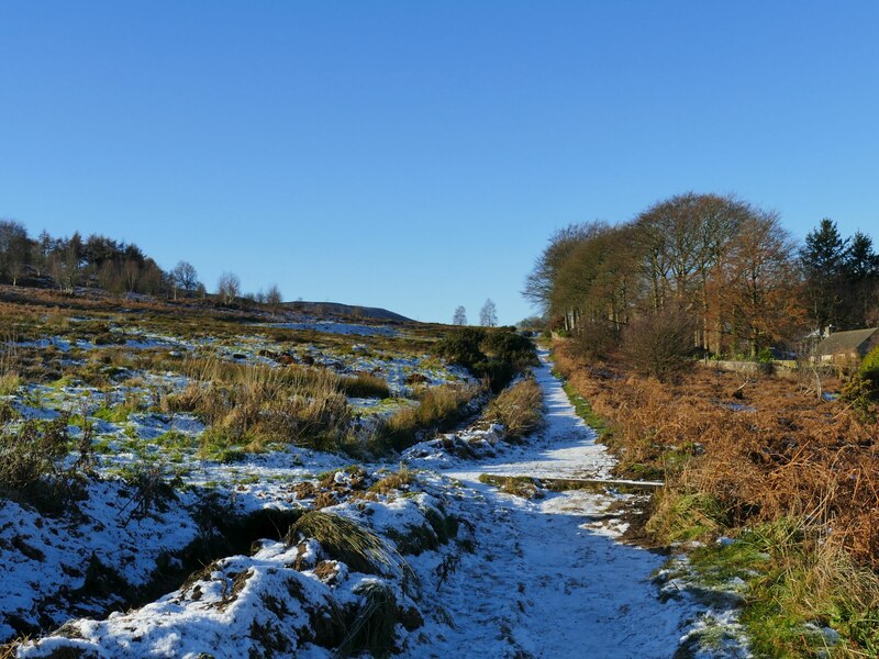 Path along the bottom of Ilkley Moor © Stephen Craven cc-by-sa/2.0 ...