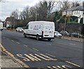 ST3089 : VME white van, Malpas Road, Newport by Jaggery
