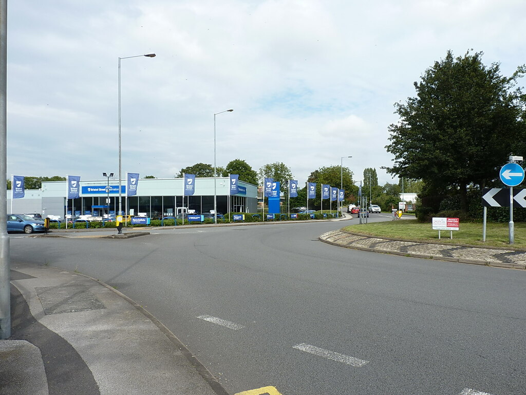 car-dealership-and-roundabout-on-richard-law-cc-by-sa-2-0