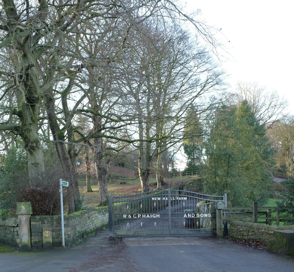 The entrance to New Hall Farm, Newhall... © habiloid cc-by-sa/2.0 ...