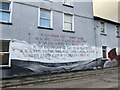 Mural on the wall of the Red Lion