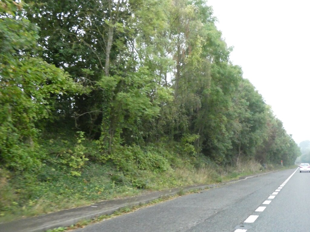 Unprotected lay-by by A40 near Goodrich © David Smith cc-by-sa/2.0 :: Geograph Britain and Ireland