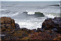 NU2428 : Waves at Beadnell Point by Stephen McKay