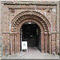 SP2872 : Romanesque doorway, Church of St Nicholas, Kenilworth by A J Paxton