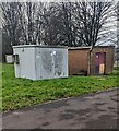 Buildings alongside Old Hospital Drive, Cwmbran