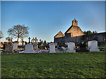 S6860 : Graveyard and Church by kevin higgins