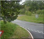 NY4027 : Road between A66 and old course of road by N Chadwick