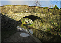 SJ2142 : Bridge 46 over the Llangollen canal by Dave Croker