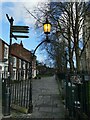 Lamp arch in Selby market place