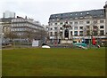 SJ8498 : A fresh view of Piccadilly Gardens by Gerald England