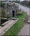 ST5595 : Old water pump, Tidenham, Gloucestershire by Jaggery