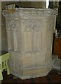 ST8271 : St John the Baptist, Colerne: pulpit by Basher Eyre