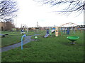 Play equipment in Marksbury Road playing fields