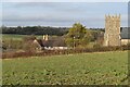 Sloping field opposite Cloford Church