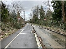 TL4454 : Start of the guided busway by Mr Ignavy
