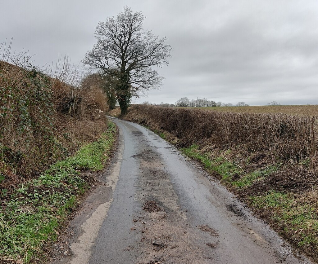 Country Lane Near Neen Savage © Mat Fascione Cc By Sa20 Geograph Britain And Ireland 7438