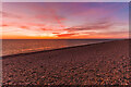 SY6873 : Chesil Beach at dusk by Ian Capper