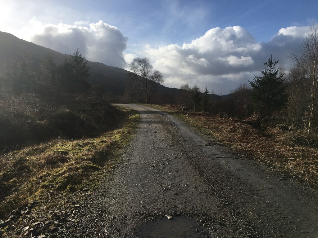 Gravel road towards Polloch © Steven Brown cc-by-sa/2.0 :: Geograph ...