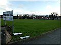 Cricket ground in Oswestry