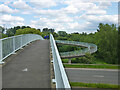 TQ7060 : Footbridge over A228, Snodland by Robin Webster