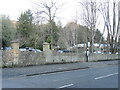 Blocked entrance on Prior Park Road