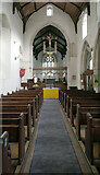 TG0010 : The nave, St. Peter's Church, Yaxham by habiloid