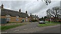 Thatched cottages in  Badby