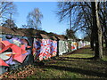 ST6072 : Striking wall art in Sparke Evans Park by Neil Owen