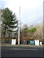 Communications mast beside Howden Road (A187)