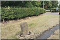 Old Milestone near Mostyn House School, Parkgate, Neston parish