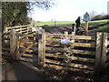 New gates on Glastonbury Tor