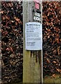 NY9363 : This pole is quarantined! by Oliver Dixon