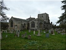 SU2771 : Holy Cross, Ramsbury: churchyard (r) by Basher Eyre