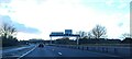 SJ6310 : M54 westbound: end of the motorway at junction 7 by Christopher Hilton