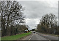 On the A38 about to enter Whitminster